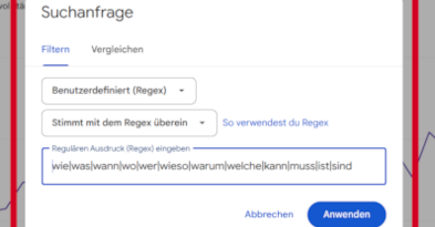 Regex Anfragen
