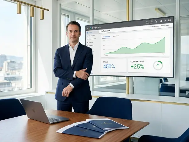 Das Team von Gorini Marketing plant Ihre Google Ads Kampagnen in der Deutschschweiz