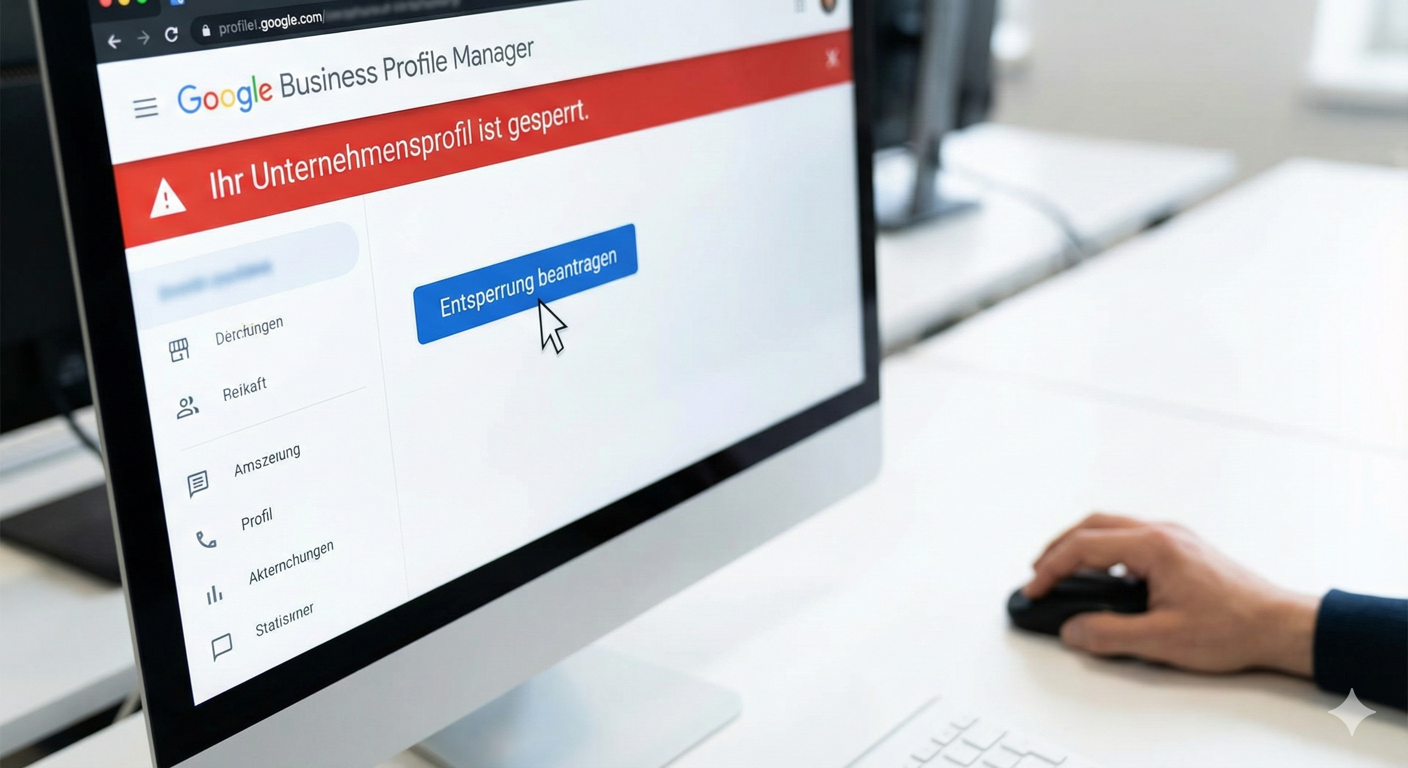 Google My Business Entsperrung